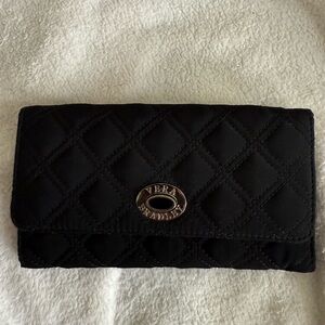 Vera Bradley Black Quilted Wallet